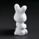Figure for coloring "Hare with carrots" 13x8x8cm
