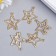 Decor for creativity Metal "Fairy and Star" gold 2.6x2.5 cm