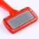 Pucupors "Simple" with a transparent handle, with drops, 9.5 x 13.8 cm, red
