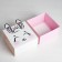 Gift folding box, packaging, "bunny", 15 x 15 x 8 cm