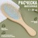 Massage comb, 22 × 7 cm, beige/blue color