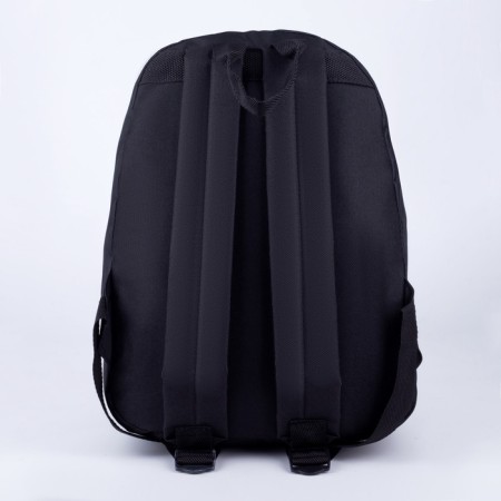 Backpack school youth Antisocial Club, 33x13x37 cm, lightning department, external pocket, black color-6