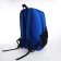 School backpack, 2 lightning departments, 3 pockets, black/blue color