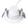 Pointed-built lamp Arte Lamp Fuji A2865PL-1WH, GU10, 15 W, 8.8x8.8x3.5 cm, white