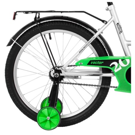 Cycling 20 "Novatrack Vector, silver color-7