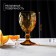Magistro glass glass "Variet", 320 ml, yellow color