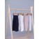 Rail sliders on a wide Rant Base elastic band, seams outward, height 62 cm, dark blue color