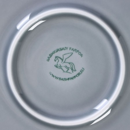 Porcelain dish for pizza "Watercolor", d = 32 cm, color gray color-4