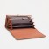 Women's wallet on magnets, brown color