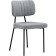 Stol on the metal frame VAKAO Metal/fabric, black/gray 46x50x83 cm