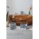 Sweet Home storage basket, 37 × 28 × 22 cm, gray color