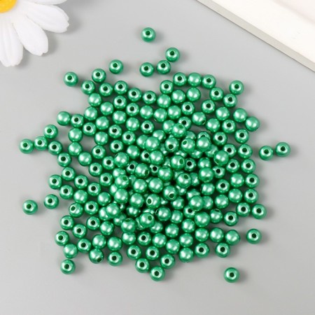 Set of beads "needlework" plastic, diameter 6 mm, 25 g, jade-1