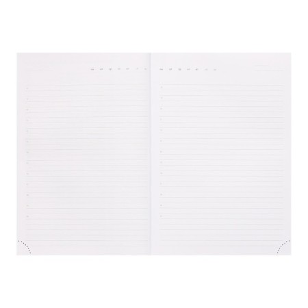 Diary Initiated A5 160 sheets attomex.croco, solid cover of artificial leather with foam rubber, liesse, block 70 g/m2, blue-7