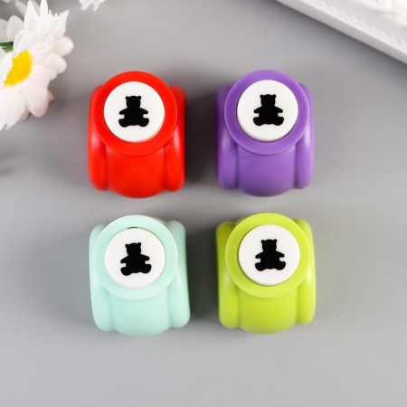 Figure hole "Bear" d = 1 cm 3x2.5x3 cm mix-2