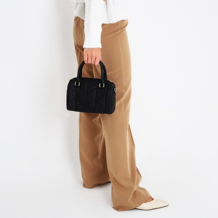 Women's bag with lightning, black color-6