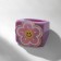 Ring "Flower" Smiley, multi -colored, 17 size
