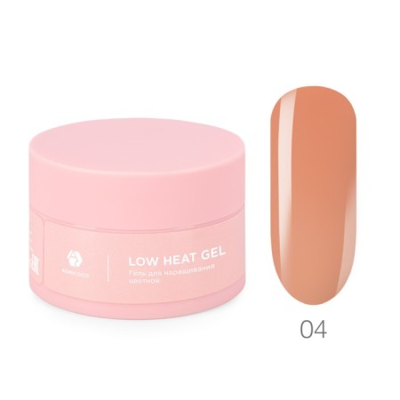 Low -temperature single -phase color gel Adricoco Low Heat, No. 04 Honey, 50 ml
