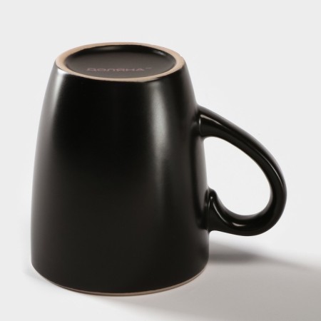 Ceramic shade "Vanilla", 350 ml, black color-1