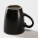Ceramic shade "Vanilla", 350 ml, black color