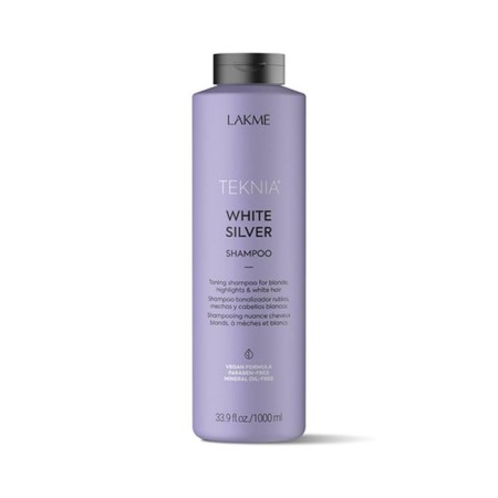 Hair shampoo Lakme Teknia White Silver Shampoo, tinting, 1000 ml