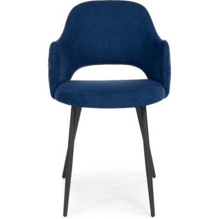 STULL OF A MIGRAL CARROCASAS GUTALL/VELUR, Black/Blue 51x56x82 cm-2