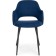 STULL OF A MIGRAL CARROCASAS GUTALL/VELUR, Black/Blue 51x56x82 cm