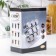 Set for glass spices on the high-tech stand, 19 × 16 cm, 90 ml, 4 × 9.5 cm, 9 pcs