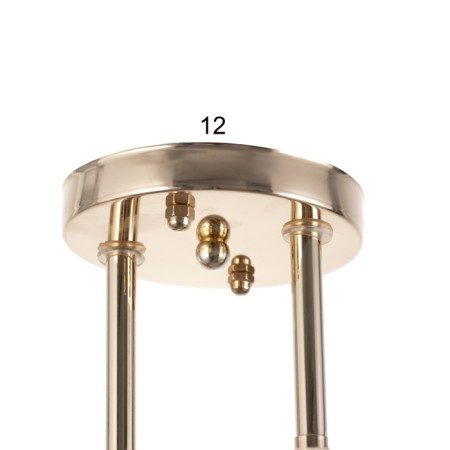 Akvil chandelier 2he27 40W gold 48x26 cm-7