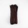 Lightning "Spiral", No. 5, detachable, automatic lock, 60 cm, orange color/black
