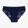 Panties female slips, dark blue color, size 42-44