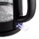 KT-6156 kettle, electric, glass, 1.5 l, 2200 watts, black