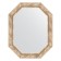 Mirror in the baguette frame, Provence with weaving 70 mm, 58x73 cm
