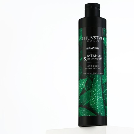 Hair shampoo, 300 ml, moisturizing and nutrition, Chuvstvo by Ural Lab-5