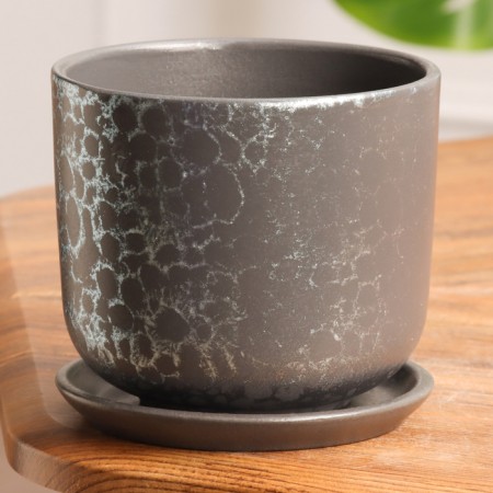 Pot of flower python graphite 0.8 l