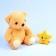 Napchik children with a soft toy "Bear"