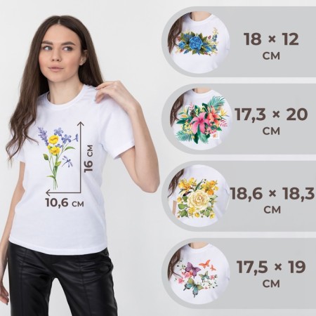 The set of thermalrotransfer "Flowers", 5 pcs-3