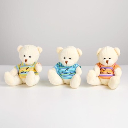 Soft toy "Bear in a T -shirt", Mix colors-1