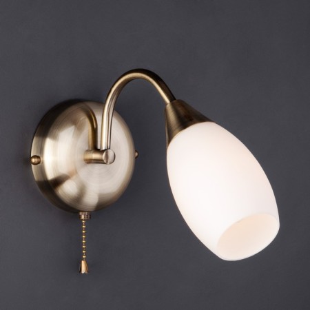 Sconces with a glass ceiling Ginevra, 40W, E14, 25x10x19 cm-3
