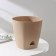 Flower pot with basal watering amsterdam, 4 l, color milk chocolate