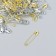Set of decor for creativity "Pin" set 90 pcs gold/silver 2.5 cm 7.5x5x2 cm