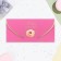 Money envelope "On Birthday!" pink, soft-tach, embossing, 19 x 9 cm
