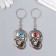 Breek Metal "Skull - Silence" silver mix 4x2.5 cm