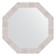Mirror in the baguette frame, honeycomb aluminum 70 mm, 67x67 cm
