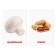 Educational cards according to the method of Glena Doman "Mushrooms and Nuts", 8 cards, 3+