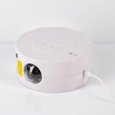 Light device "Star sky" 5 cm, laser, speaker, remote control, glow of multi, 5 V-3