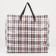 Lightning bag on a zipper, 74 liters, white/black color