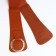 Women's belt, width 10 cm, red color