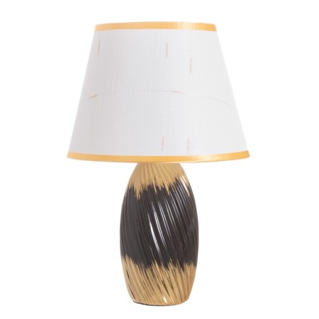 Table lamp "Sofia" 1x40W E14 black/gold 24x24x40cm-8