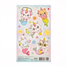 Cat stickers 10x16 cm