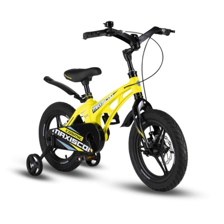 Bicycle 14 ’’ maxiscoo cosmic deluxe plus, color yellow matte-1